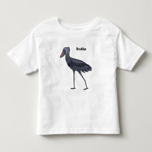 Camiseta ilustração de desenho animado do pássaro bico-de-s
