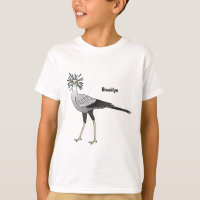 Ilustração de desenho animado do Secretário Pássar