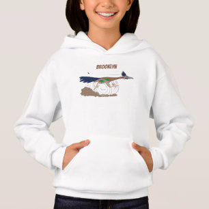 Camiseta Ilustração de desenho animado engraçado do pássaro