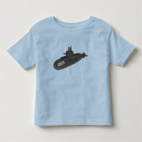 Ilustração de desenho animado submarino