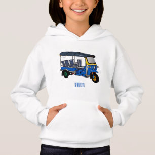 Camiseta Ilustração de desenho animado Tuk tuk