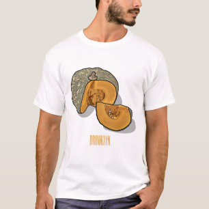 Camiseta Ilustração de desenho de abóbora