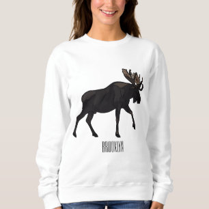 Camiseta ilustração de desenho de alce