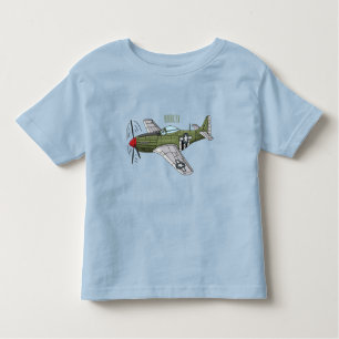 Camiseta Ilustração de desenho de avião militar