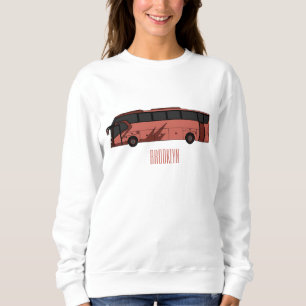 Camiseta Ilustração de desenho de barramento
