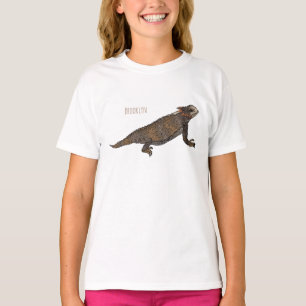 Camiseta Ilustração de desenho de lagarto com horda-regal