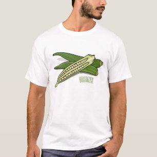Camiseta Ilustração de desenho de Okra
