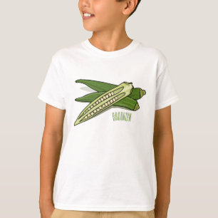 Camiseta Ilustração de desenho de Okra