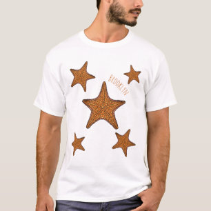 Camiseta Ilustração de desenho de Starfish
