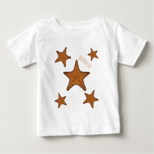 Camiseta Ilustração de desenho de Starfish