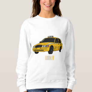 Camiseta Ilustração de desenho de táxi