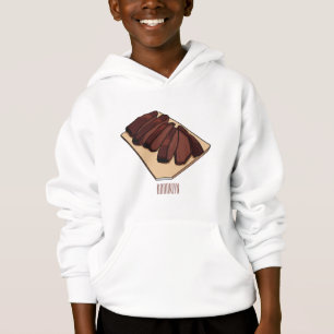 Camiseta Ilustração de desenho do peito de carne