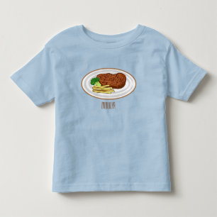 Camiseta Ilustração de desenho em bife