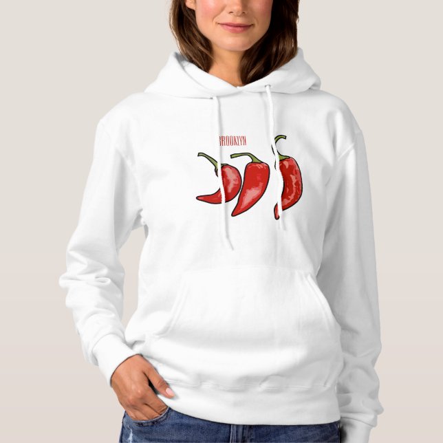 Camiseta Ilustração de desenho em chili (Frente)