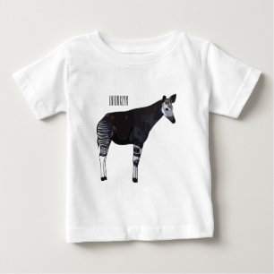 Camiseta Ilustração de desenho em Okapi