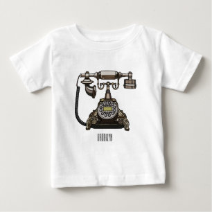 Camiseta Ilustração de desenho telefônico