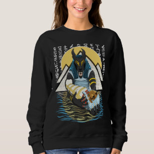 Camiseta Ilustração de Deus Egípcio Anubis