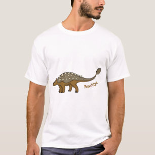 Camiseta Ilustração de dinossauro blindado Ankylosaurus
