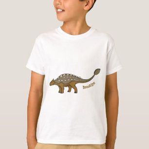 Camiseta Ilustração de dinossauro blindado Ankylosaurus