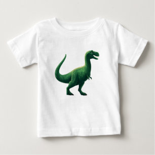 Camiseta Ilustração de Dinossauro de Desenho Animado – Cami