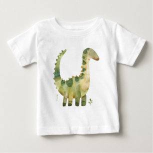 Camiseta Ilustração de Dinossauro Fofa – Dino Divertido