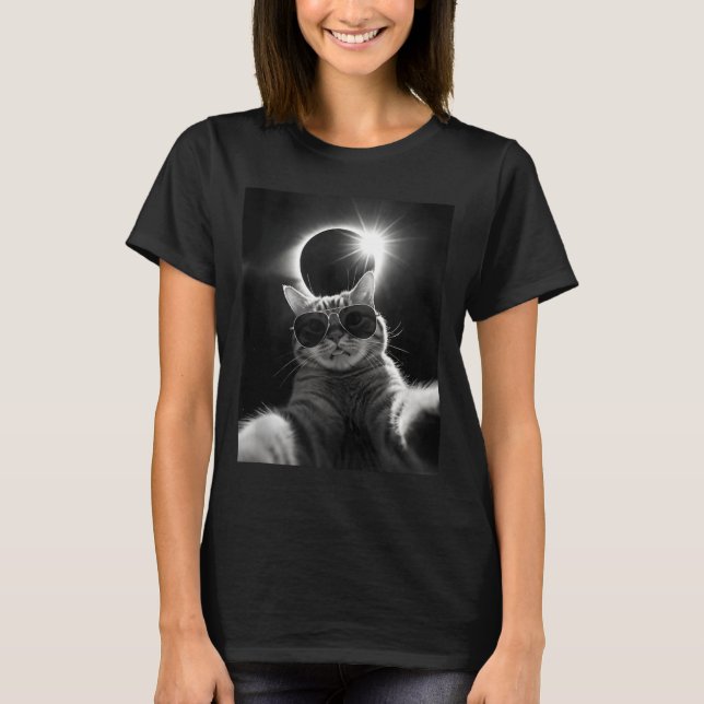 Camiseta Ilustração de Eclipse Solar Total Eclipse Solar (Frente)