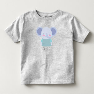 Camiseta Ilustração de Elefante Gratuito - Personalizável