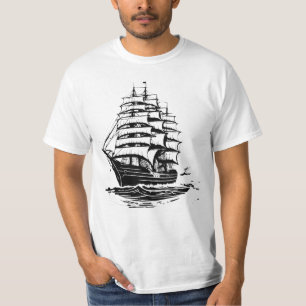 Camiseta Ilustração de Entrega Antiga