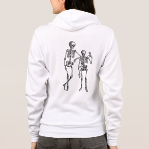 Camiseta Ilustração de esqueletos dançantes mulher