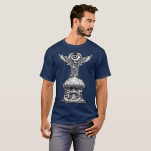 Camiseta Ilustração de Explosão Cerebral Ghettoblaster