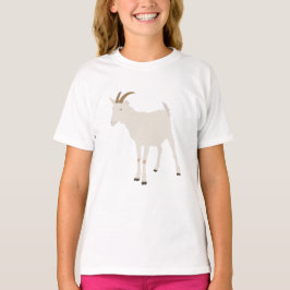 Camiseta Ilustração de Fazenda de Caprino