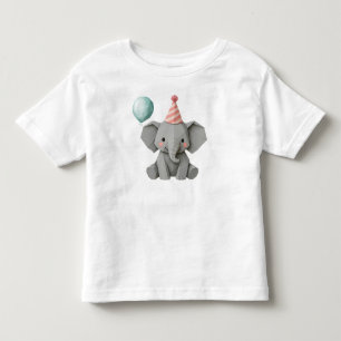 Camiseta Ilustração de festa com animal personalizado Elly