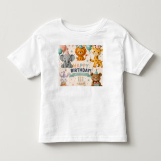 Camiseta Ilustração de festa de animal de origami personali
