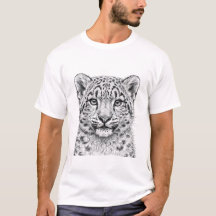Ilustração de Filhote de Leopardo da Neve em Camis