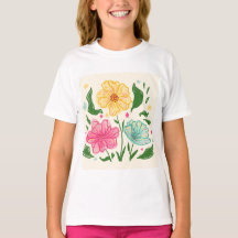 Ilustração de Flor Colorida Whimsical - Desenhar M