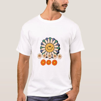 Camiseta Ilustração de Flores