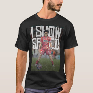 Camiseta Ilustração de Futebol Inspirada em ishowspeed