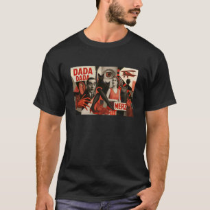 Camiseta Ilustração de Gato Inspirada na Arte Dada - Divert