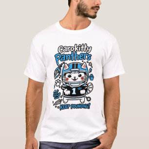 Camiseta Ilustração de Gato Mariscal de Campo – Gato de Fut