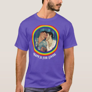 Camiseta Ilustração de Gay de Miami