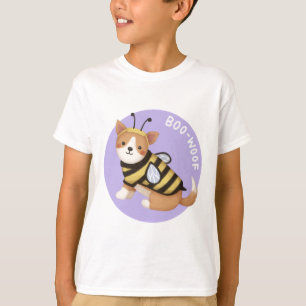 Camiseta Ilustração de Halloween: Boo-Woof (Welsh Corgi)
