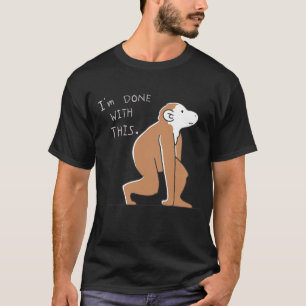 Camiseta Ilustração de humor sarcástico engraçado