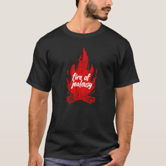 Camiseta Ilustração de incêndio ciumenta
