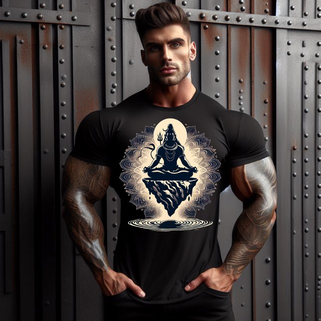 Camiseta Ilustração de Lord Shiva Yogi (Lord Shiva)