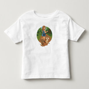 Camiseta Ilustração de Mãe de Cachorro Fofo Passeando com F