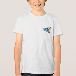 Camiseta Ilustração de Marinheiro de Desenho Animado com Ia