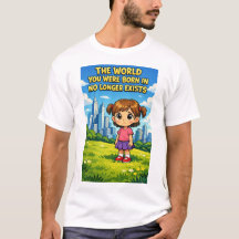 Ilustração de Menina de Desenho Animado Perdendo a