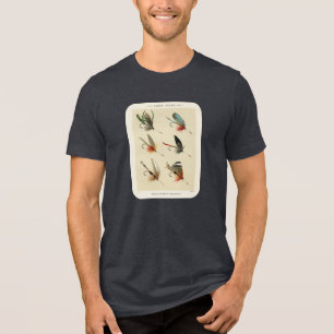 Camiseta Ilustração de Mosca de Lago Vintage