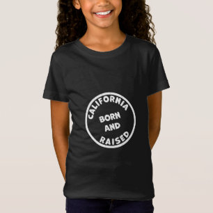 Camiseta Ilustração de Nascido e Criado na Califórnia