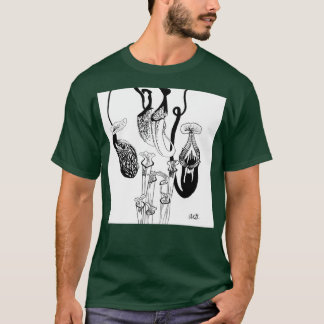 Camiseta Ilustração de Nepenthes e Sarracenia